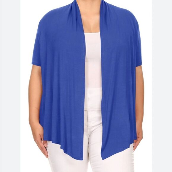 - Allie & Rob soft comfy open cardigan( QUARTER SLEEVE - Picture 1 of 5